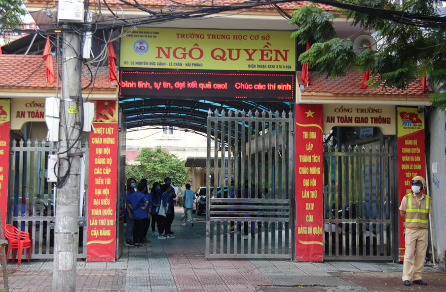 Trường THCS Ngô Quyền, TP Hải Phòng.