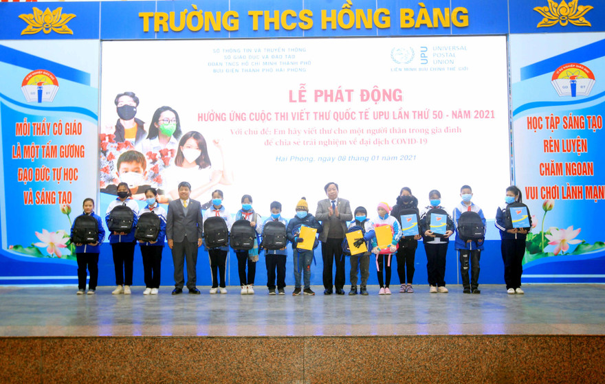 Hải Phòng phát động cuộc thi viết thư quốc tế UPU lần thứ 50
