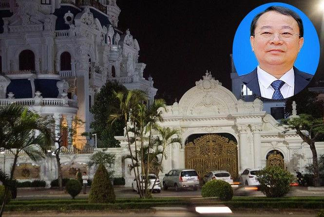 Lâu đài tráng lệ (ảnh lớn) và chân dung ông trùm mua bán trái phép hóa đơn Ngô Văn Phát.