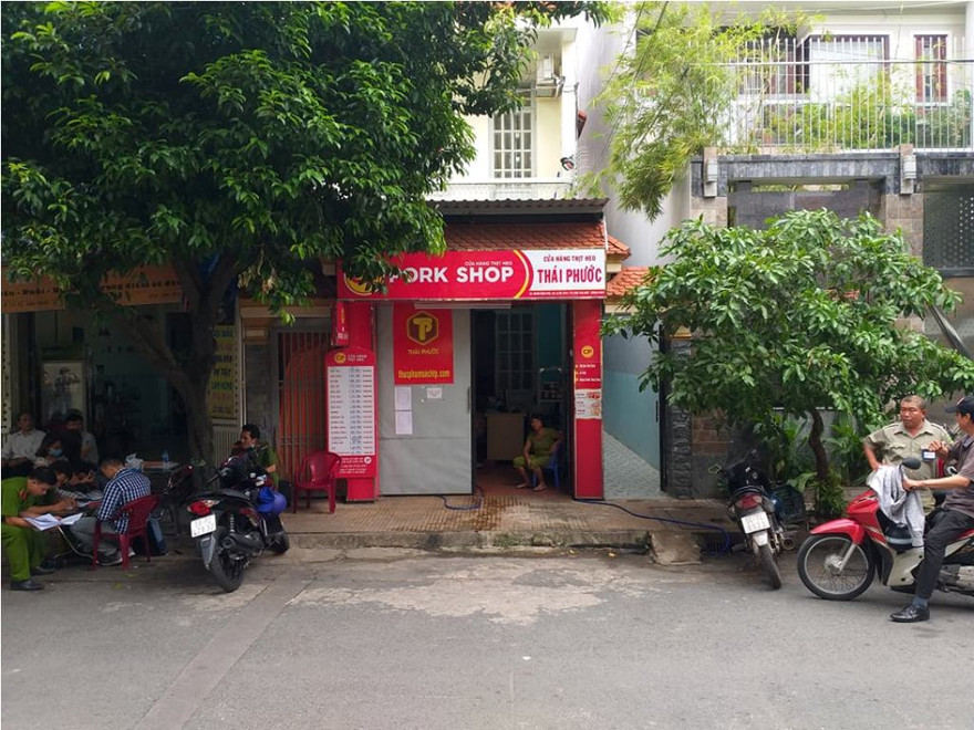 Khu nhà xảy ra vụ việc.