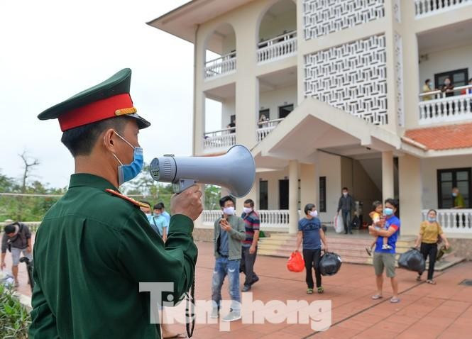 Giãn cách xã hội một xã ở Nghệ An