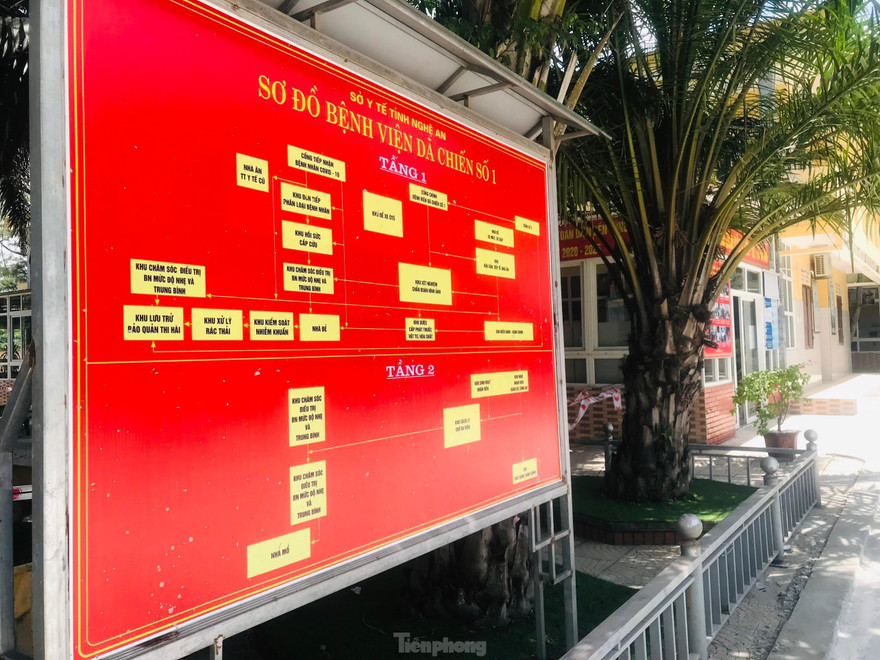 Mục sở thị Bệnh viện dã chiến số 1 ở Nghệ An