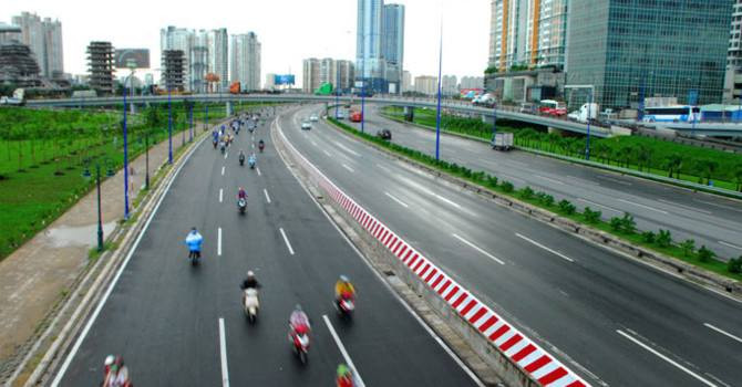 Tuyến đường dài 5,5km, từ nút giao với đường Võ Nguyên Giáp với đường tỉnh lộ 131