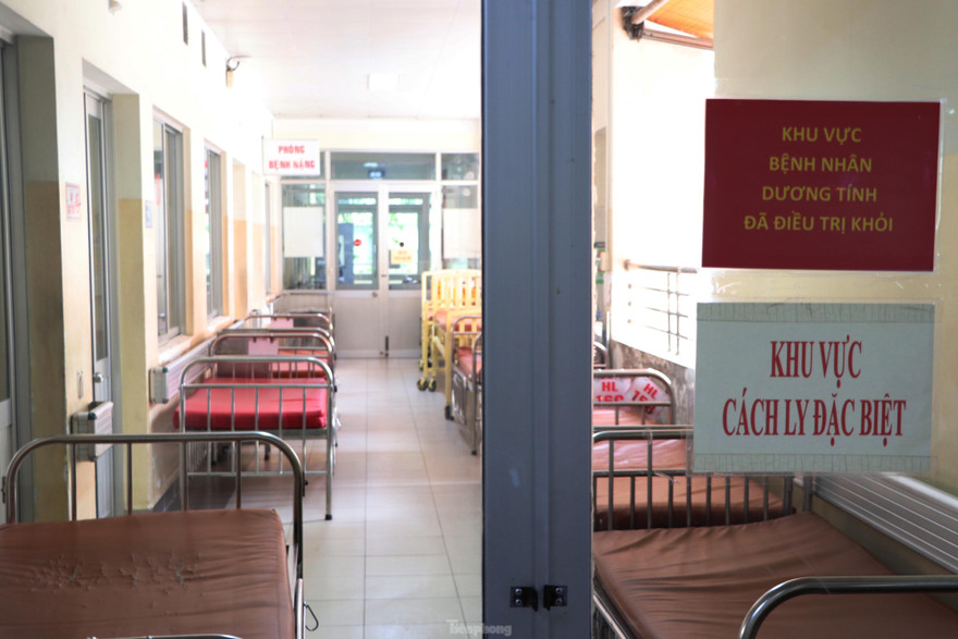 Khu vực điều trị bệnh nhân COVID-19 của Bệnh viện Bệnh Nhiệt Đới TPHCM.