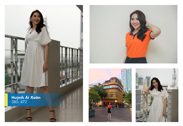 Ái Xuân là chiều cao cực chuẩn 1m73 cùng nụ cười rạng rỡ đậm chất “beauty queen”. Nữ sinh này cũng là gương mặt duy nhất đại diện HUTECH vào vòng Chung kết Hoa khôi sinh viên Việt Nam 2018.