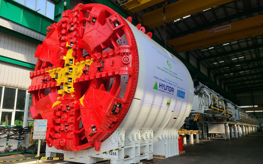 Robot đào hầm Metro Nhổn - ga Hà Nội cập cảng Hải Phòng