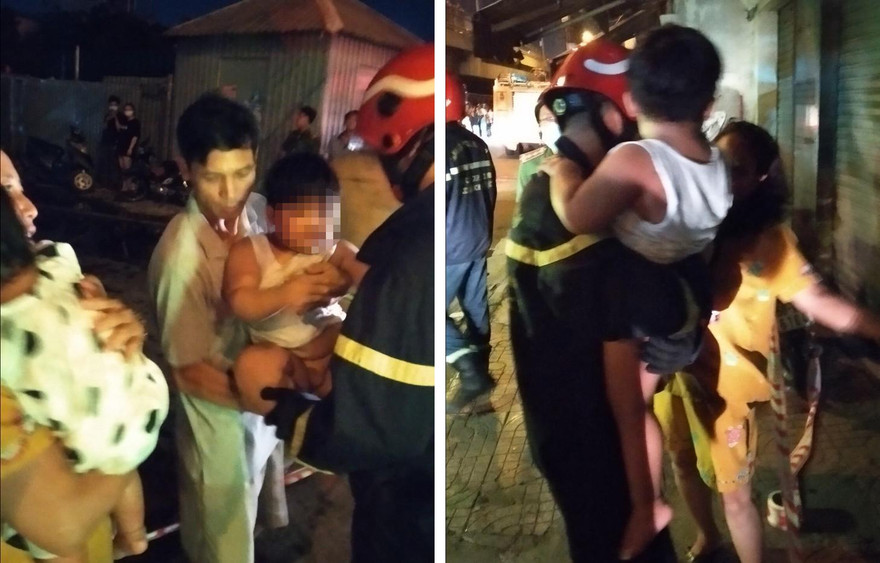 Nhiều người được giải cứu ra ngoài an toàn.