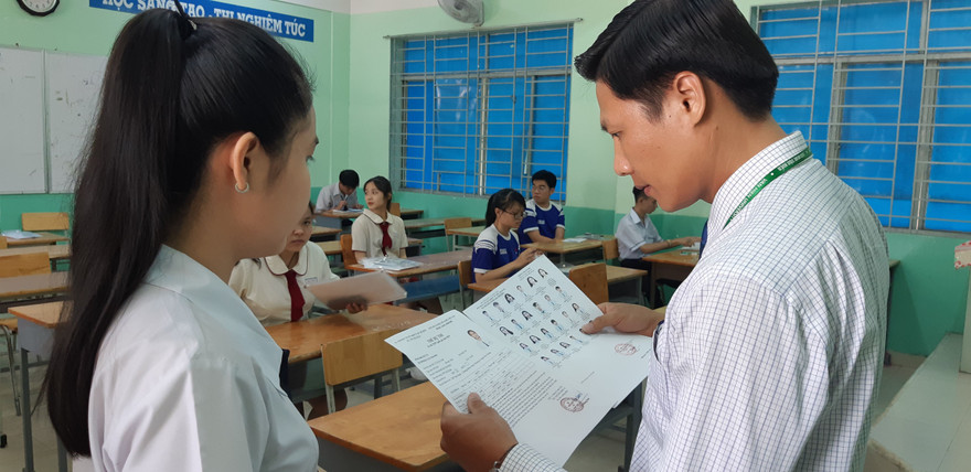 Thí sinh tham dự kỳ thi THPT QG 2019