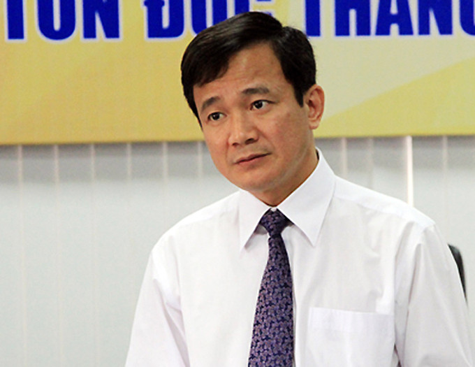 ông Lê Vinh Danh, Hiệu trưởng ĐH Tôn Đức Thắng - Ảnh: VNEXPRESS