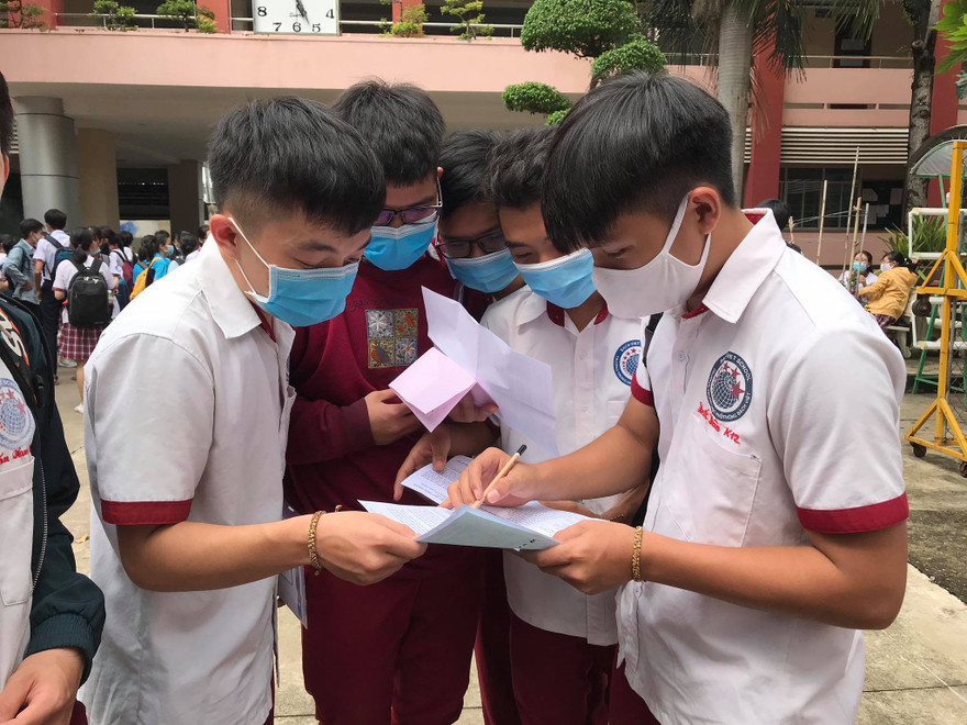 Thí sinh tham gia Kỳ thi tốt nghiệp THPT tại TPHCM