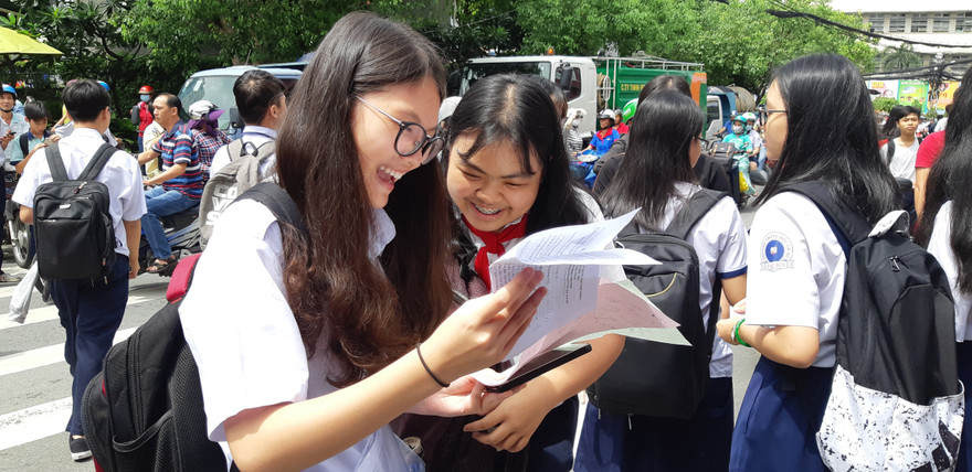 Thí sinh TPHCM tham dự kỳ thi lớp 10 năm 2019