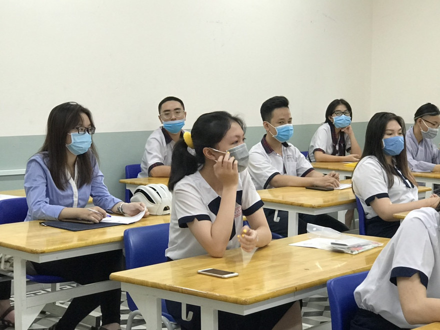 Thí sinh tham gia Kỳ thi tốt nghiệp THPT tại TPHCM.