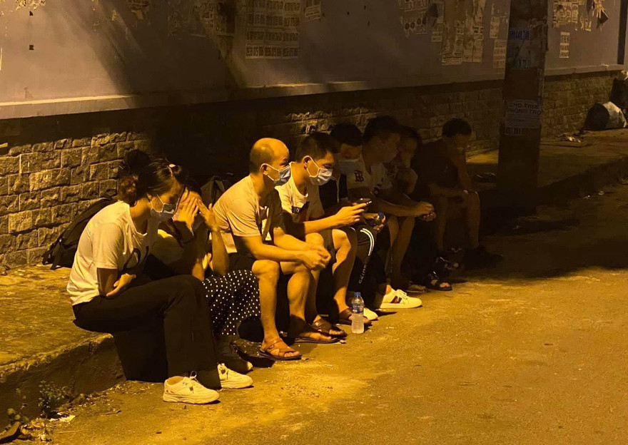 Nhóm người Trung Quốc bị phát hiện tại quận Tân Phú.