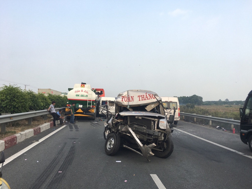 Hiện trường tai nạn.