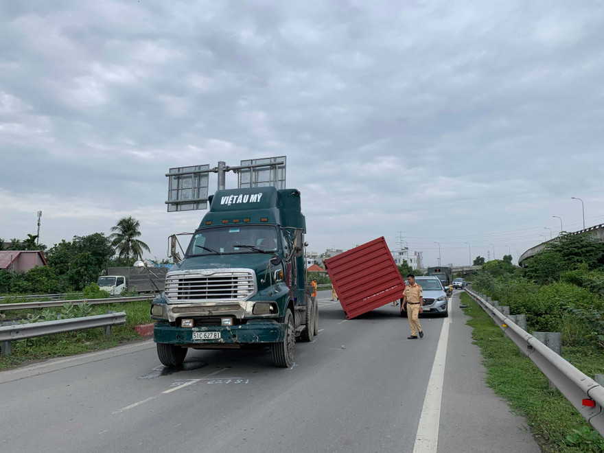 Hiện trường tai nạn.