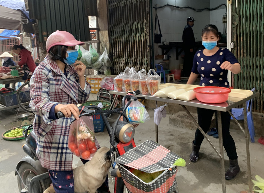 Đi chợ Thủ đô thời virus corona