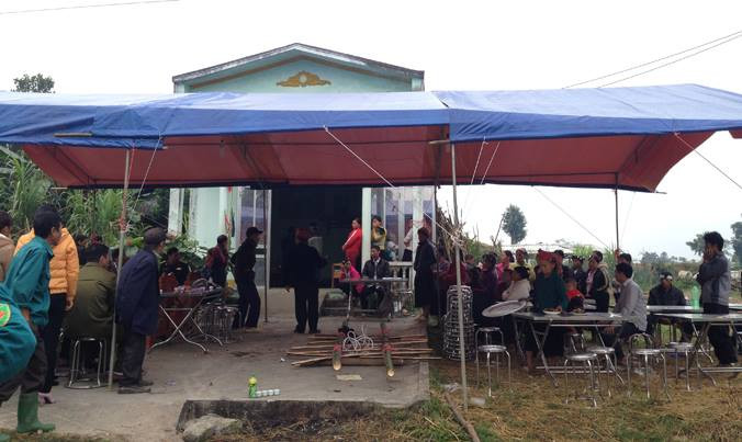 Tang lễ của các nạn nhân