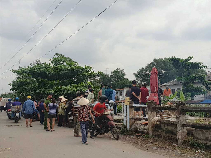 Hiện trường vụ việc.