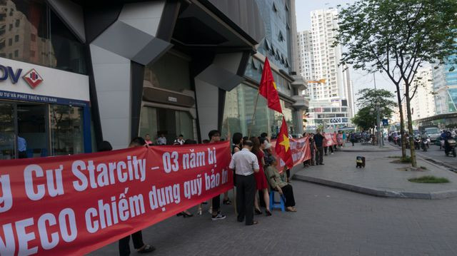 Một trong những dự án tại Hà Nội xảy ra tình trạng tranh chấp kéo dài do ban quản trị cũ chiếm dụng quỹ bảo trì. 