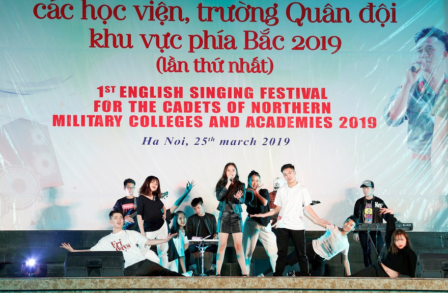 Một tiết mục của các bạn trẻ tại liên hoan