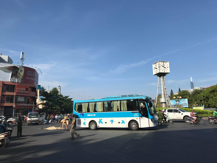 Hiện trường tai nạn.