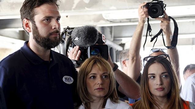 Triệu phú Christopher Catrambone cùng vợ Regina Catrambone và con gái Maria Luisa Catraone. Ảnh: Business insider