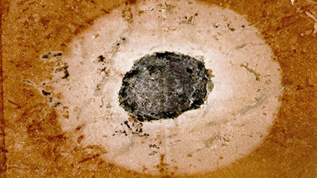 Hai thiên thạch đồng thời đâm xuống khu vực nay là Thụy Điển. Ảnh: Đại học Gothenburg.