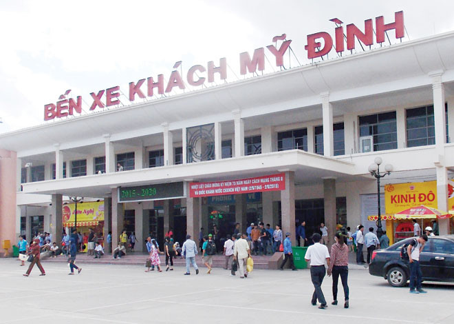 Mỹ Đình là bến có số lượng khách lớn nhất trong các bến xe Hà Nội, với 2,5 đến 3 vạn khách/ngày.