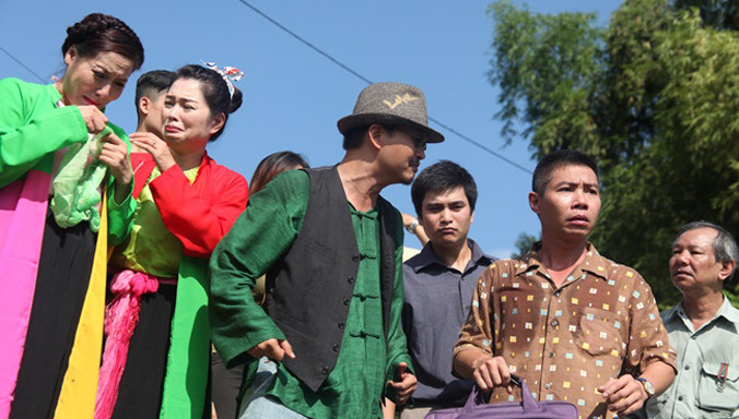 Một cảnh trong phim "Đại gia chân đất 2016". Ảnh: Đoàn làm phim cung cấp.