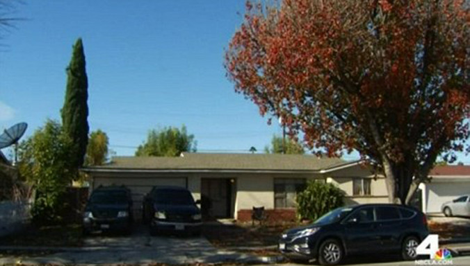 Ngôi nhà nơi xảy ra vụ việc - Ảnh: Đài NBC