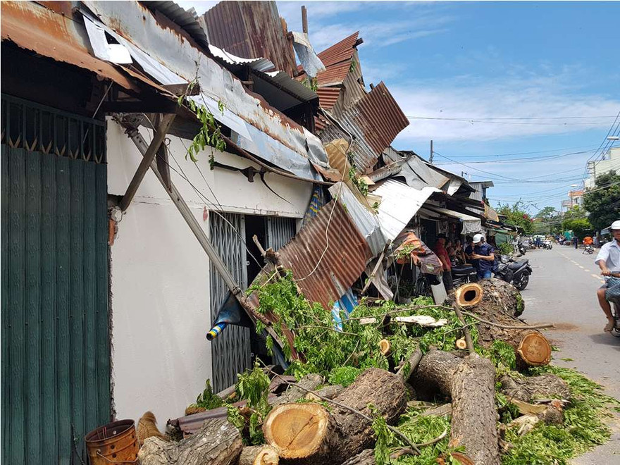 Hiện trường vụ việc.