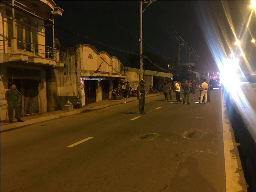 Hiện trường vụ việc.