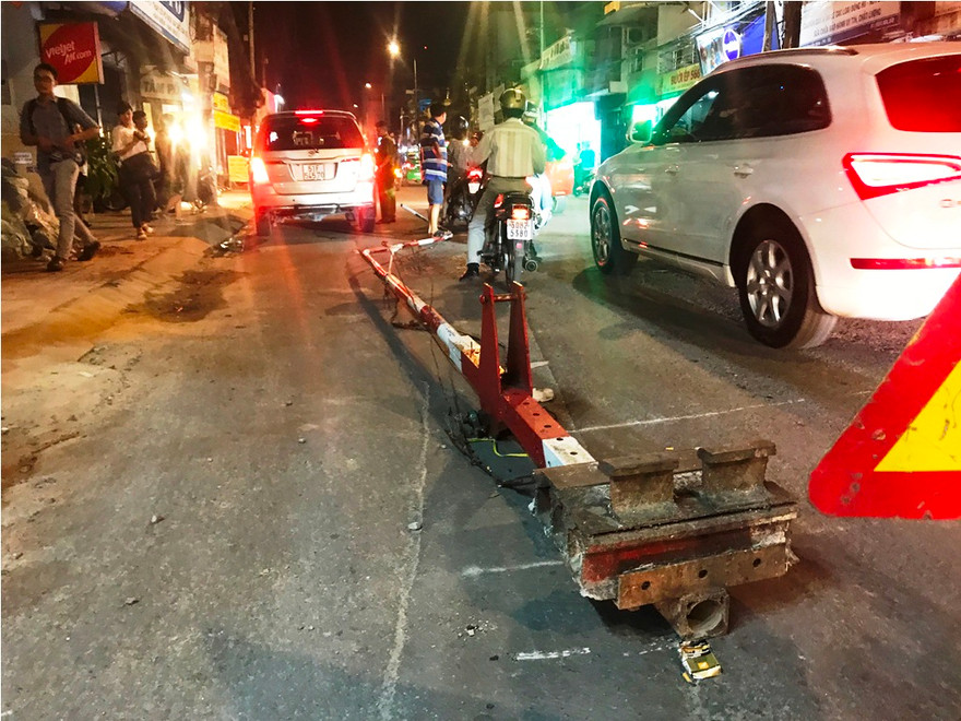 Hiện trường tai nạn.