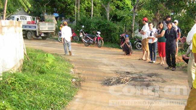 Đoạn đường xảy ra tai nạn.