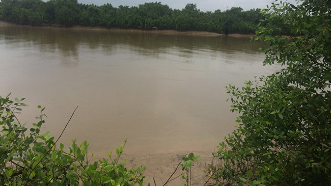 Hiện trường phát hiện thi thể.