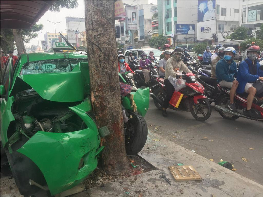 Hiện trường tai nạn.