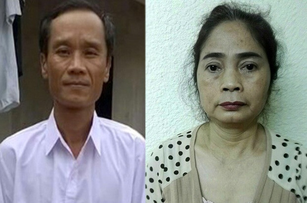 Chân dung Nguyễn Hữu Chuyền và Trần Thị Luyện.