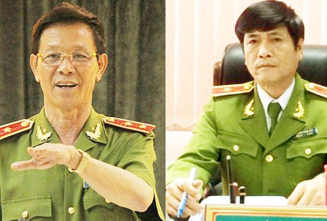 Ông Phan Văn Vĩnh (trái ảnh) và ông Nguyễn Thanh Hóa.