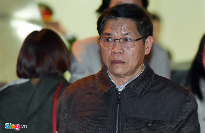 Bị cáo Nguyễn Ngọc Quý tại phiên tòa xét xử hồi đầu tháng 1. Ảnh: Zing.