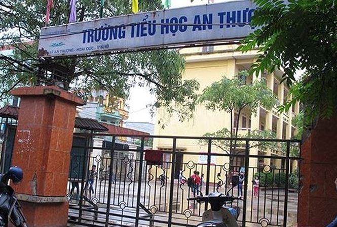 Trường tiểu học An Thượng A nơi thầy giáo L. đang công tác
