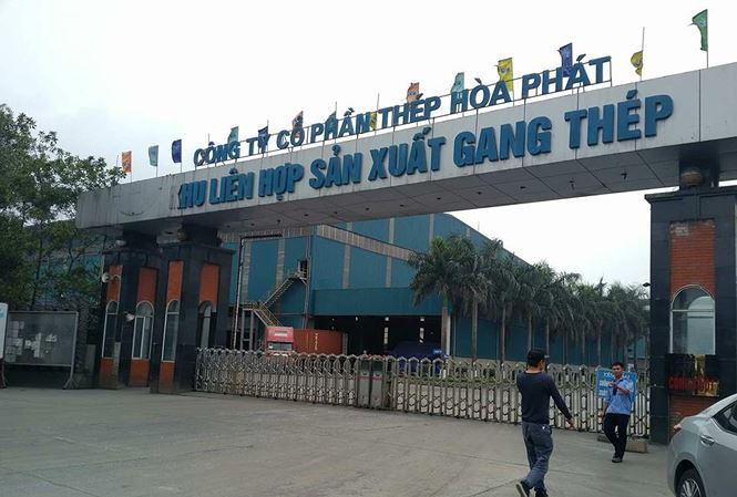 Cty Thép Hòa Phát Hải Dương. Ảnh: Minh Đức.