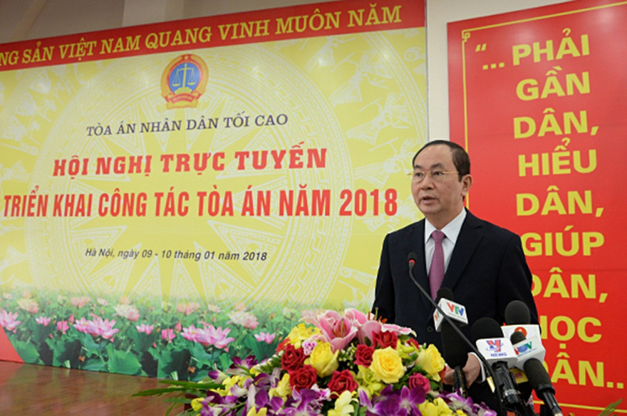 Chủ tịch nước Trần Đại Quang.