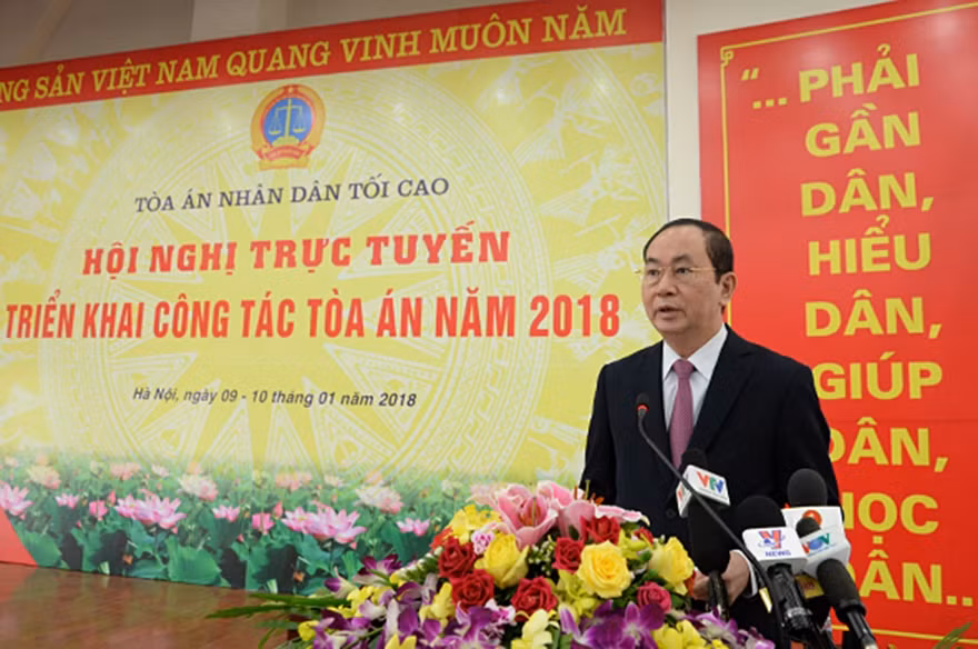 Chủ tịch nước Trần Đại Quang.