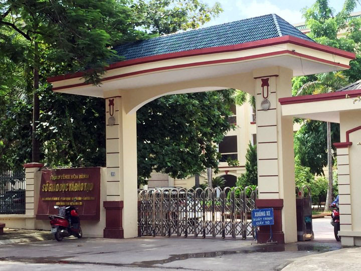 Sở GD&ĐT Hòa Bình.