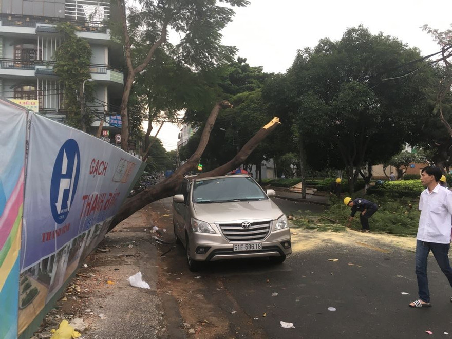 Hiện trường vụ việc.