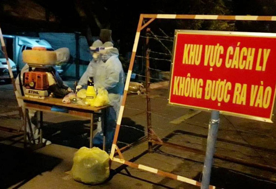 Khu vực liên quan ca bệnh được phong tỏa.