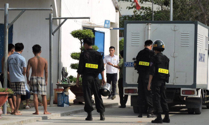 Các học viên trốn trại bị lực lượng chức năng tỉnh Bà Rịa – Vũng Tàu truy bắt