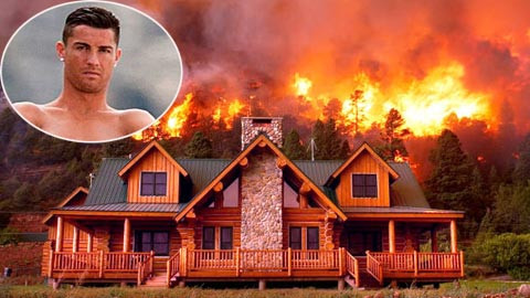 Biệt thự của Ronaldo bị 'bà hỏa' rình rập