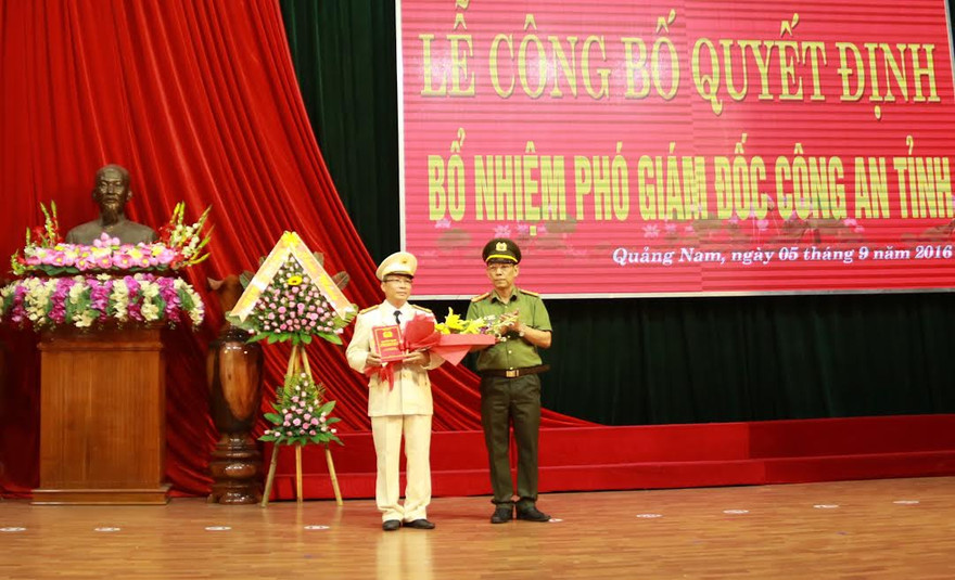 Quảng Nam có Phó Giám đốc công an mới