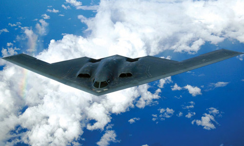 Máy bay ném bom tàng hình B-2 không quân Mỹ. Ảnh: US Airforce